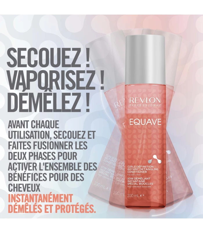 Soin démêlant bi-phase - spécial boucles - EQUAVE - 200ml