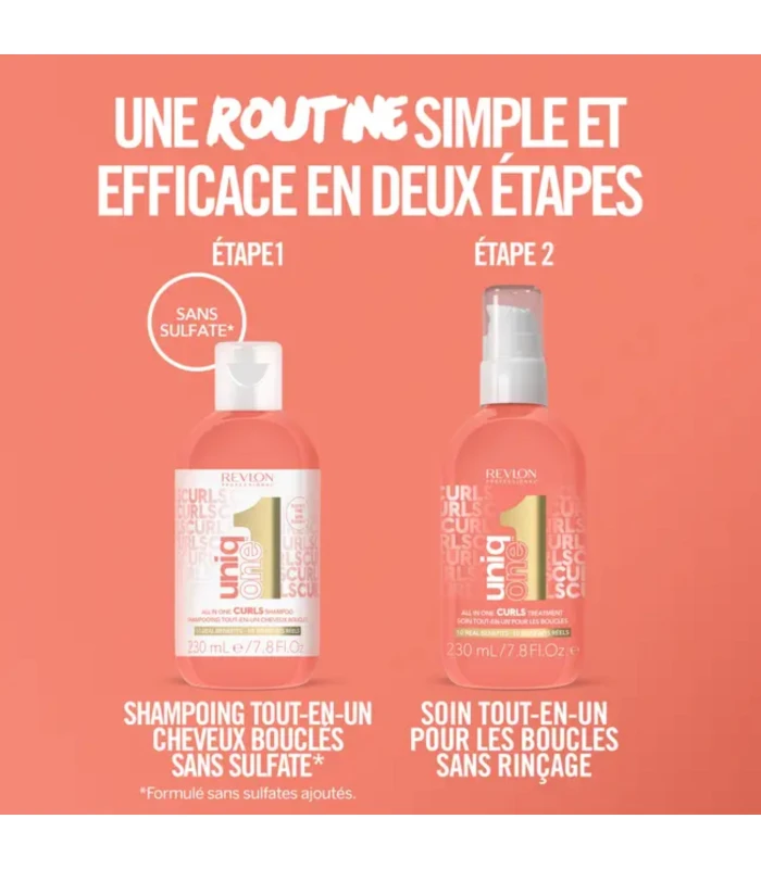 Soin 10 en 1 cheveux bouclés - UNIQ ONE -  230ml