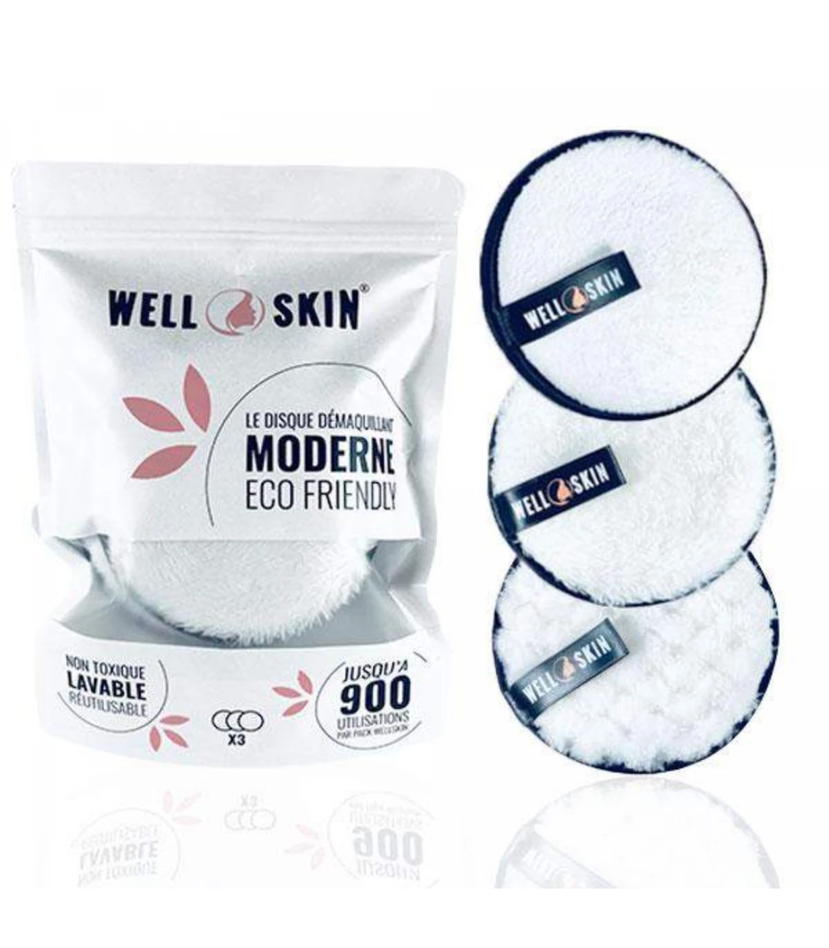 disque démaquillant well skin